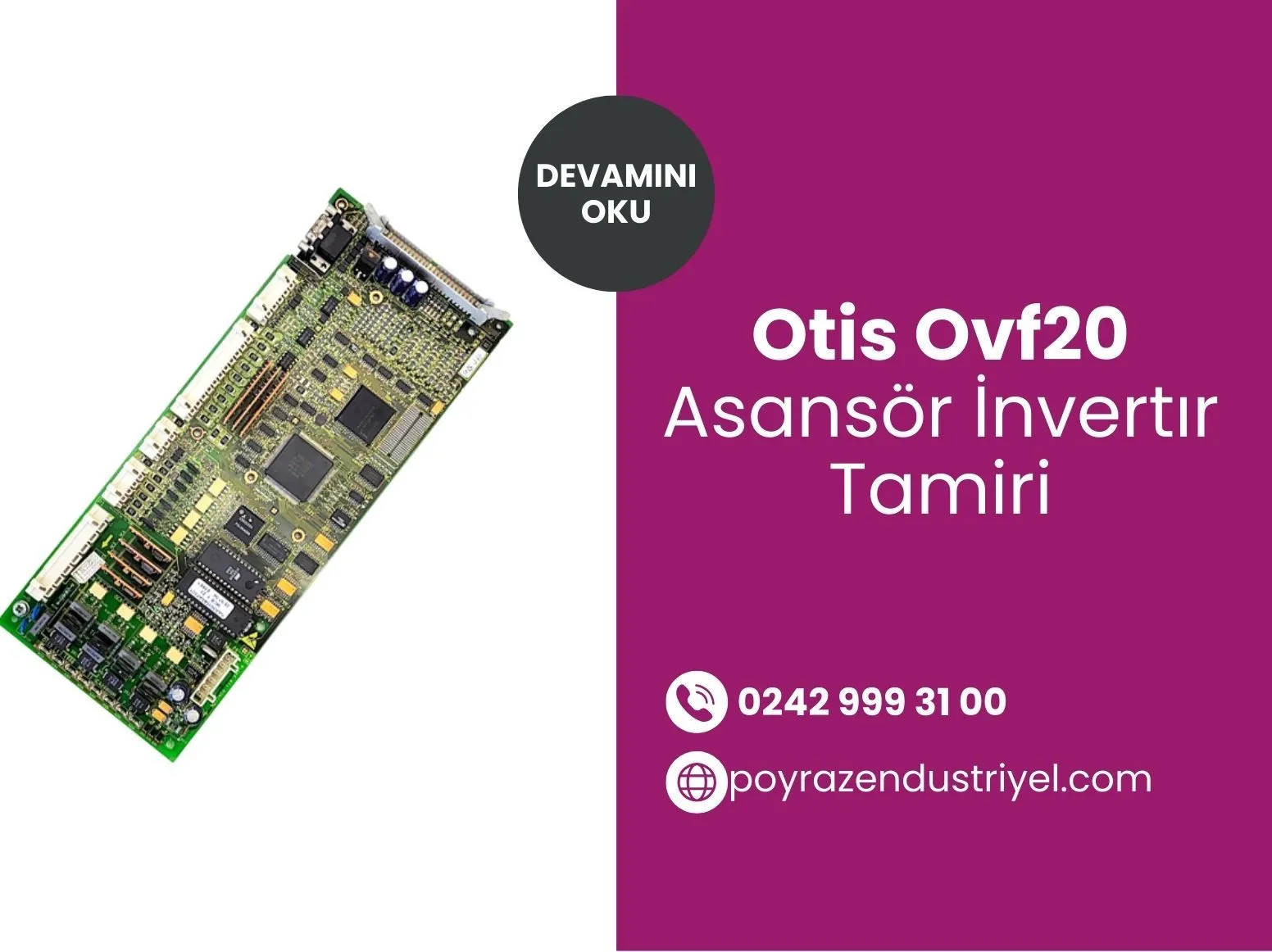 Otis Ovf20 Asansör İnvertır Tamiri